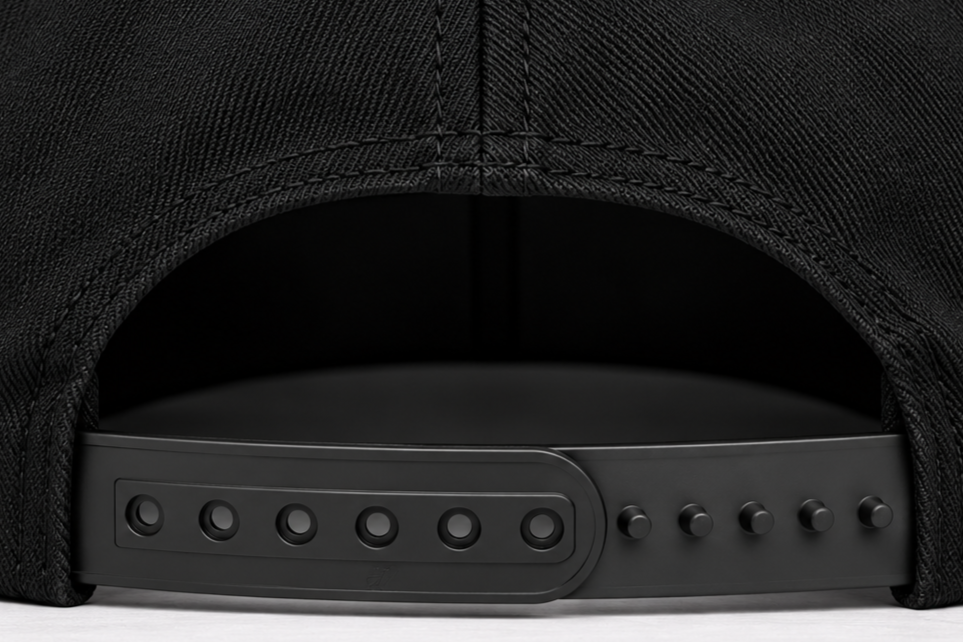 Snapback compatibility reference showing Size 5, 5 exposed pegs